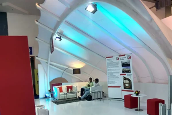 Aluminium Curved Structure